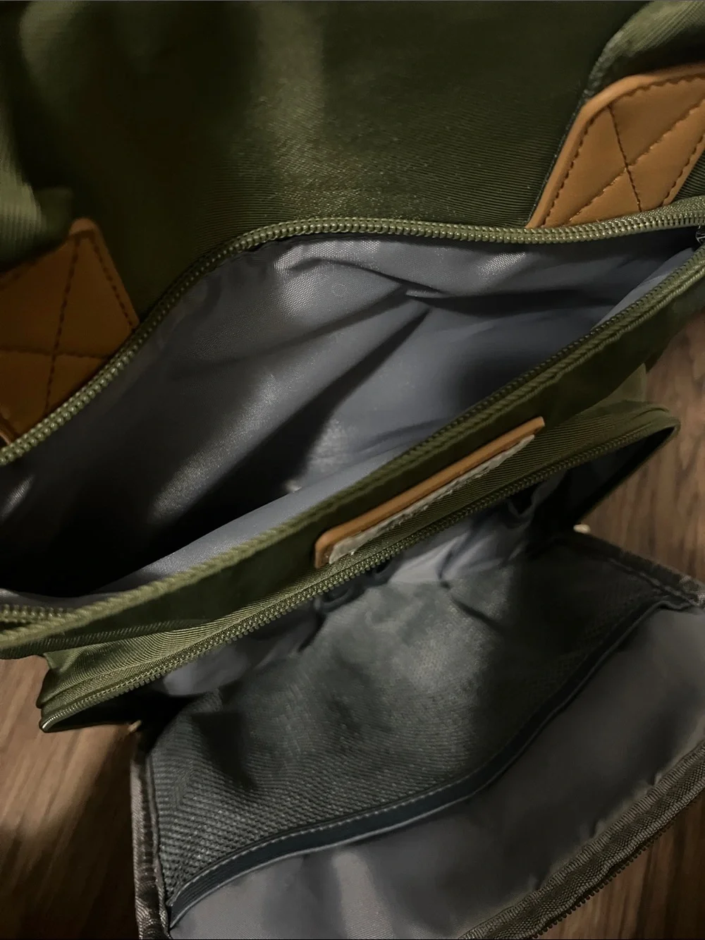 Ruvalino Diaper Bag Backpack Olive Green